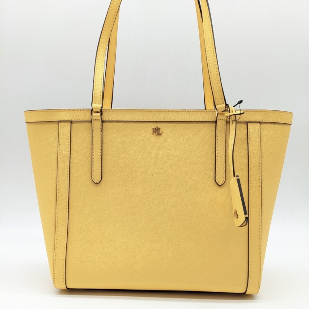 Ralph Lauren Clare Leather Tote Bag - Picture 2 of 11